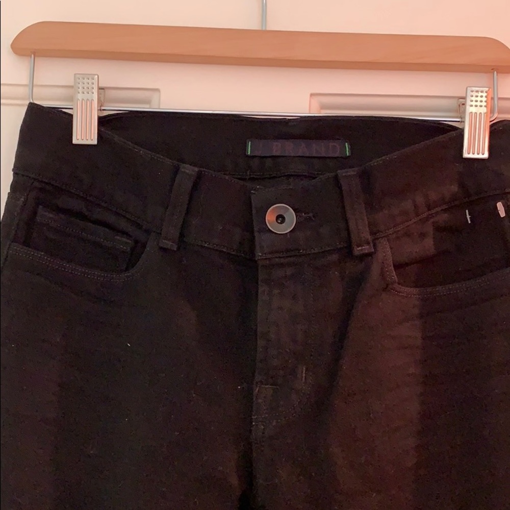 J Brand black denim flare